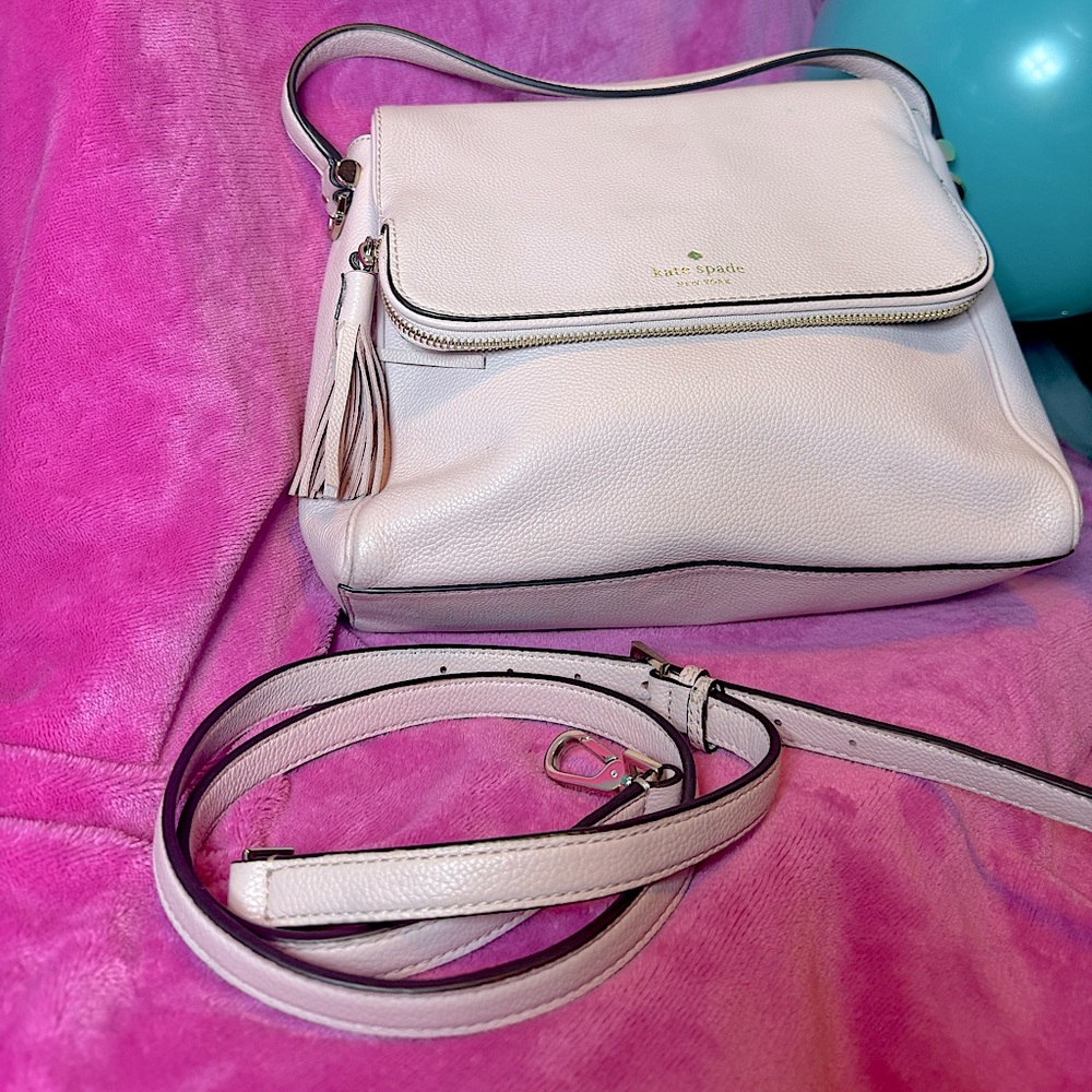 Kate Spade Chester Street Miri in Rose Smoke Pebble leather- EUC - Picture 2 of 14